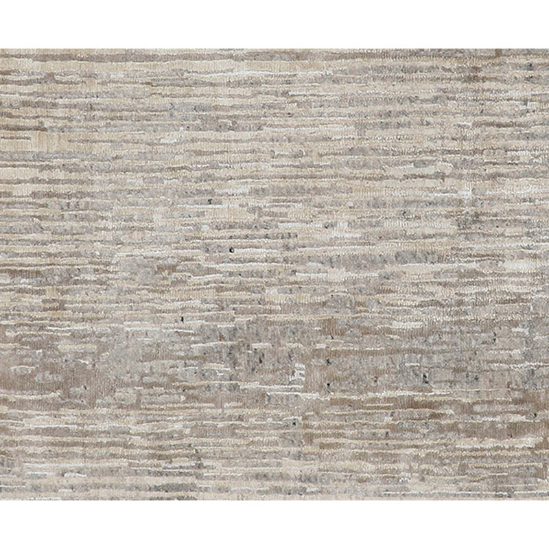 Handmade Linen and Wool Area Rug, Rectangle 10' x 14'
