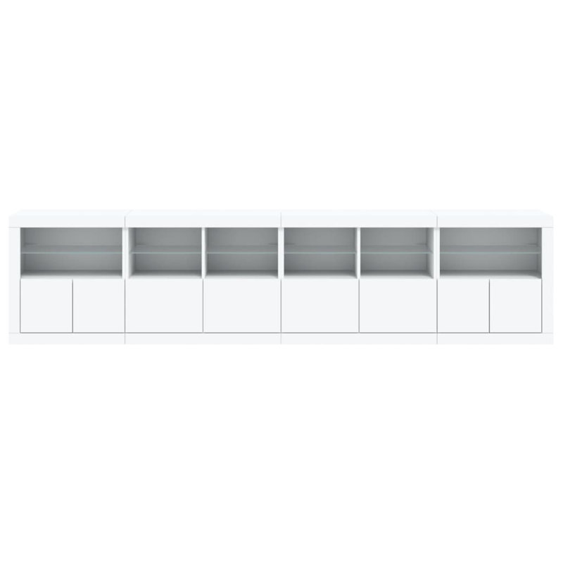 Basilotto 283cm Sideboard, White