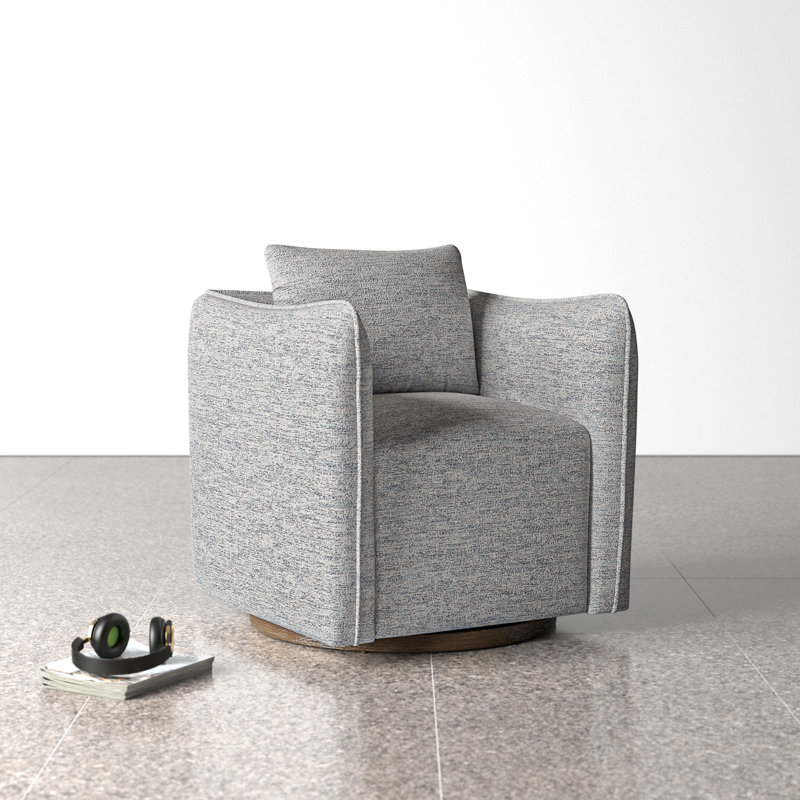Javad Upholstered Swivel Accent Chair