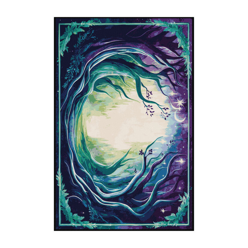 Forest's Embrace Rug, Rectangle 2' x 3'