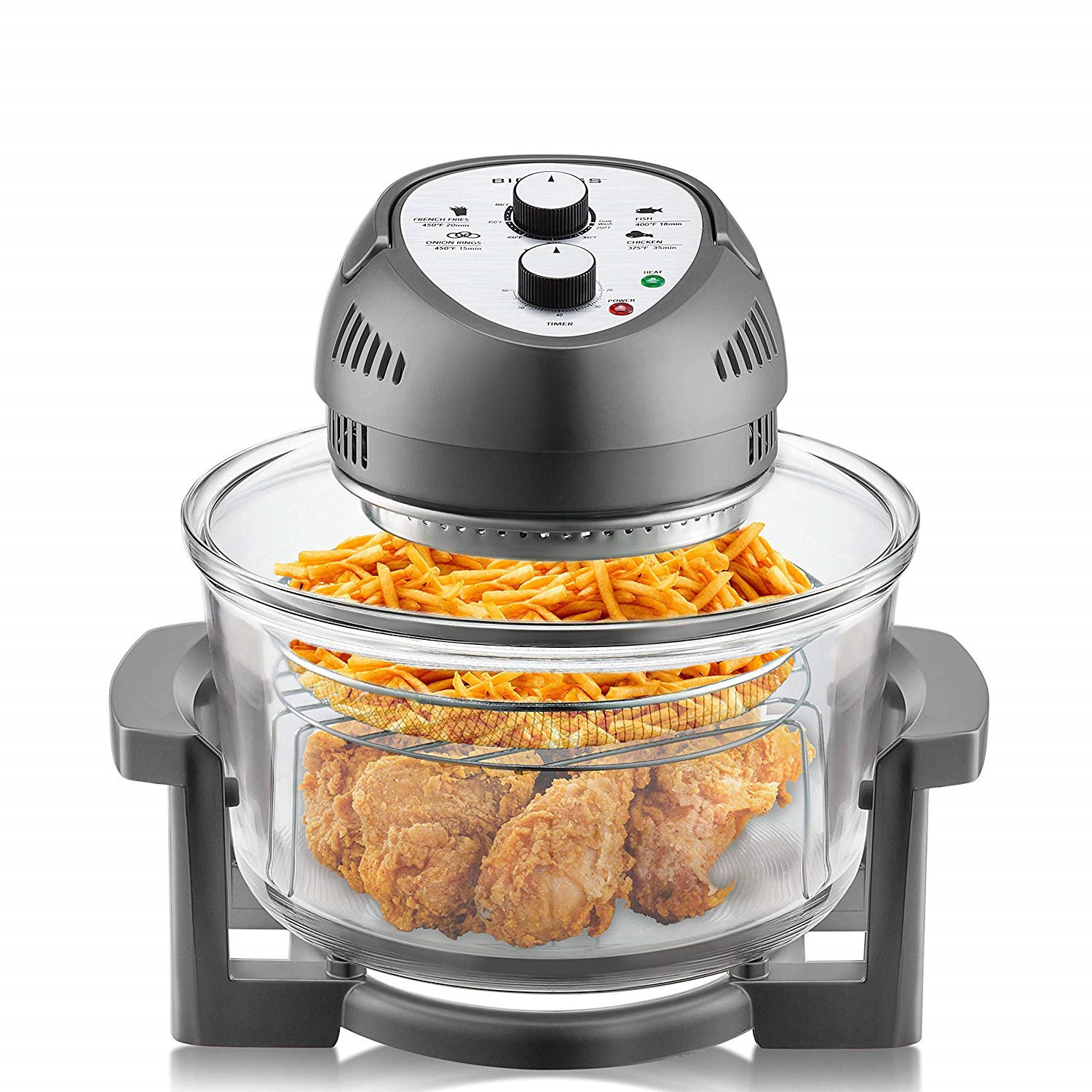 Granitestone 16-Quart Oil-Less Air Fryer & Countertop Oven & Reviews