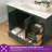 Monolith 48'' Fully Assembled Single Bathroom Vanity with Backsplash-108658052-98796638
