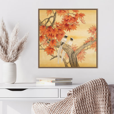 «Love Birds I», reproduction encadrée sur toile par Llc Urban Pearl