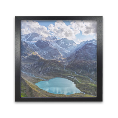 Heart Lake by Nur Mut - Single Picture Frame Print