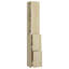 Gislinde Bathroom Cabinet 25 x 26, 5 x 170 cm Engineered Wood-293874702
