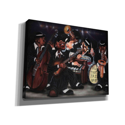 «Winston Porter All That Jazz» par Leonard Jones - impression sur toile tendue