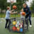 Rolling Basketball Bin With Wheels