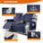 Wildee Waterproof Non-Slip Recliner loveseat Couch Cover With Console-1350953783