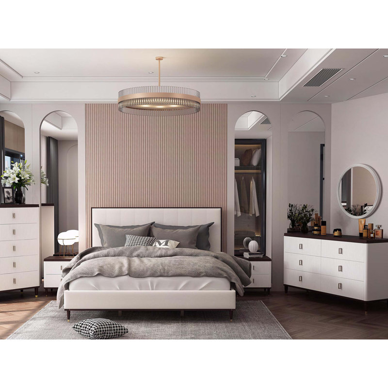 Carena Gray Round Mirror
