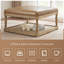 Repose-pieds en cuir Cristan-67475584