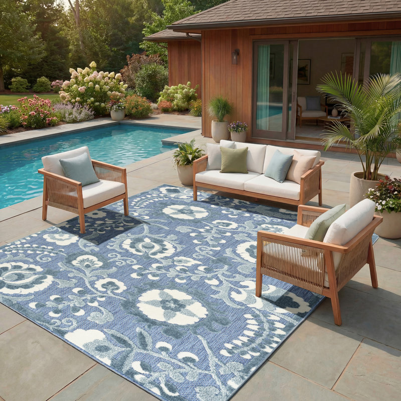 Tapis floral Gregori, Rectangle 9 pi x 12 pi