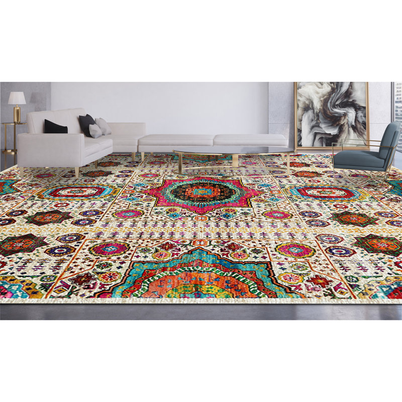 Geometric Area Rug, Rectangle 8' x 10'
