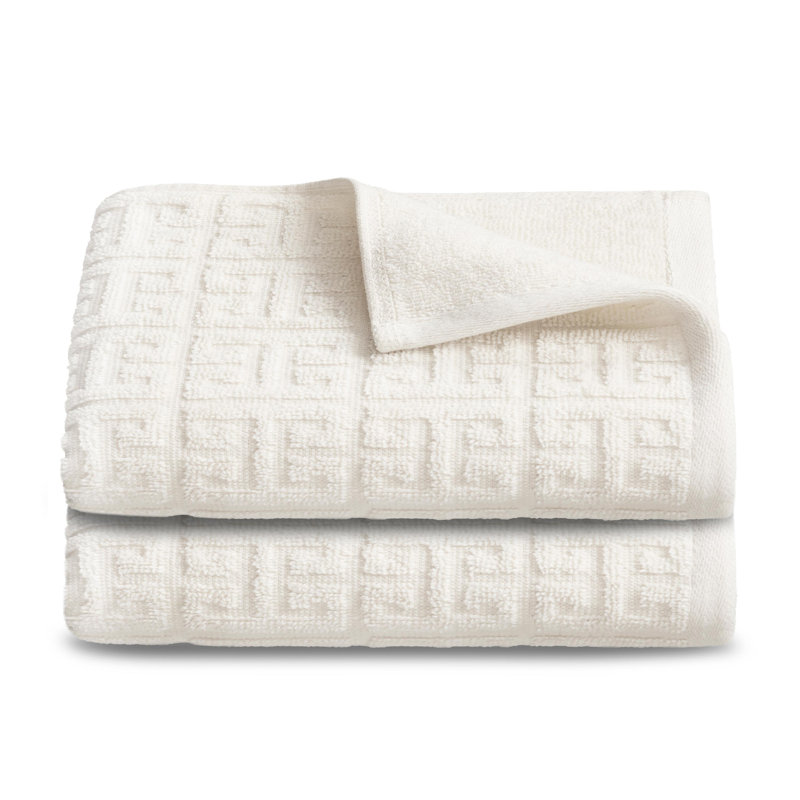 Martex Arcadia Terra 2 Piece Hand Towel Set, Ivory