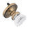 Classic Rosette with Crystal Door Knob