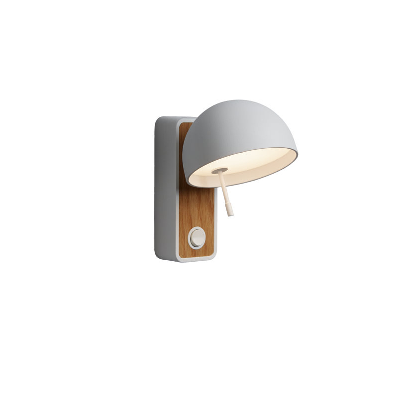 Beddy 1 - Light LED Spotlight, White/Oak Wood