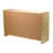 2 Compartment Manufactured Wood Shelving Unit