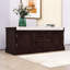 Banc de rangement avec 2 tiroirs, 2 armoires et coussin amovible pour le vestibule-35292925