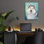 Art mural en verre Red Barrel Studio «Dogs Alaskan Malamute» par Lindsay Kivi-2003887195