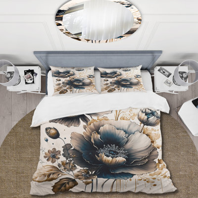 Ensemble de housse de couette Poppy Flowers