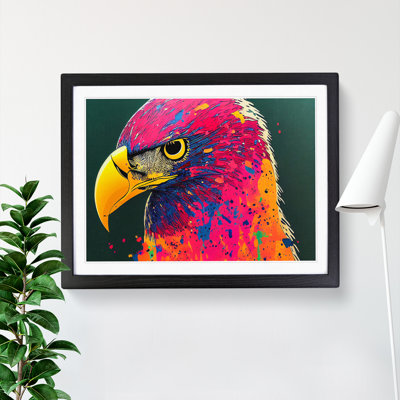 Eagle Bird Splash Vol.2 Abstract - Single Picture Frame Print