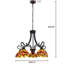 Catellini 5 - Light Glass Chandelier-1930960484