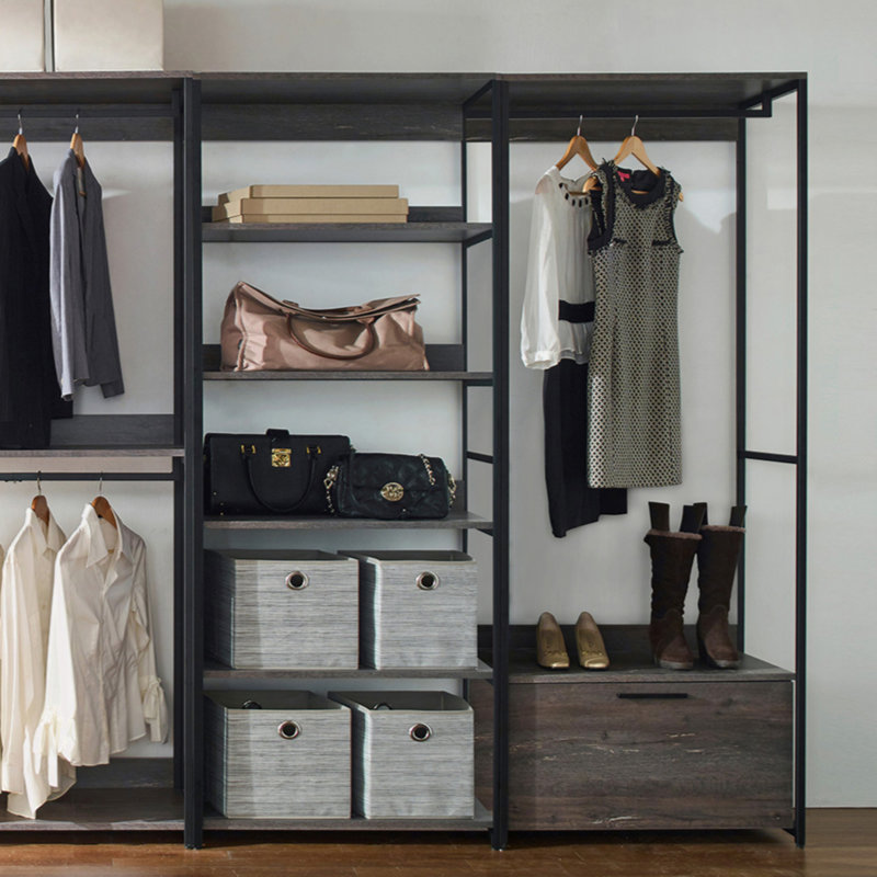Wood Walk-In Closet System