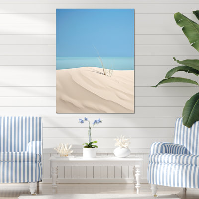 White Dune Solitude sur toile