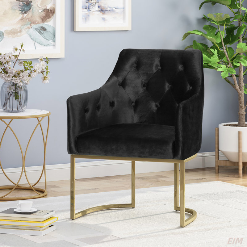 CLUB CHAIR, chaise, Noir