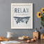 Palm Bath I - cadre photo, art textuel sur toile-1800964717-1800964705
