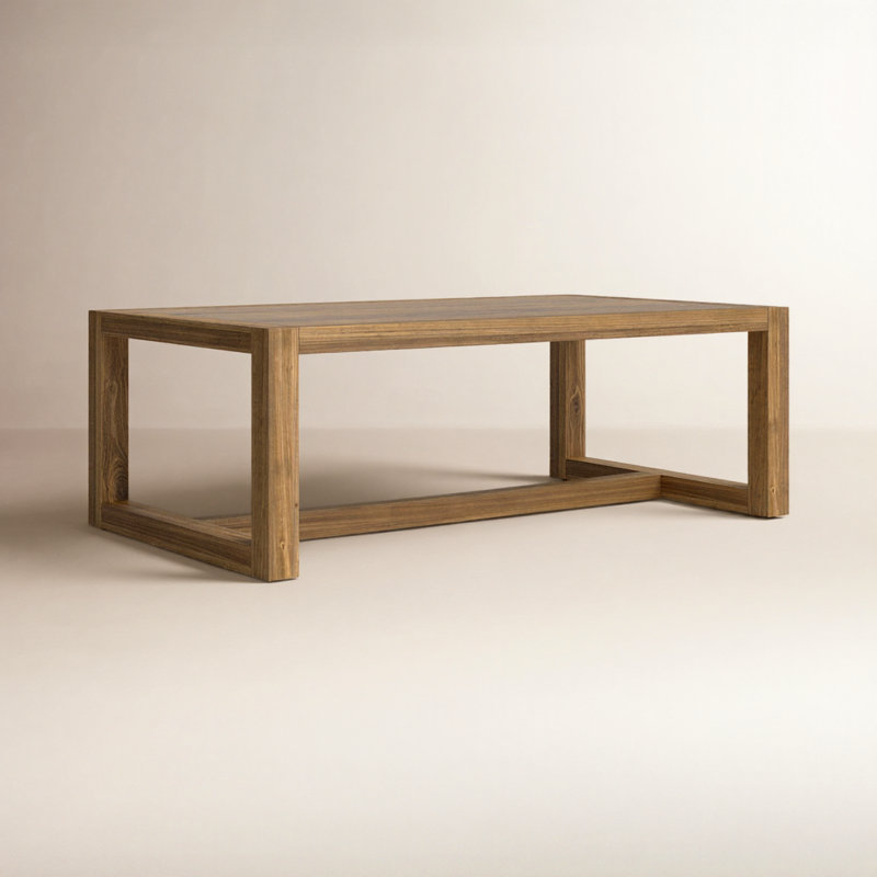 Fenmore Solid Wood Coffee Table, Honey Brown