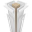 Craftsman Classic Bungalow carré non effilé avec colonne toscane et base toscane-70774351