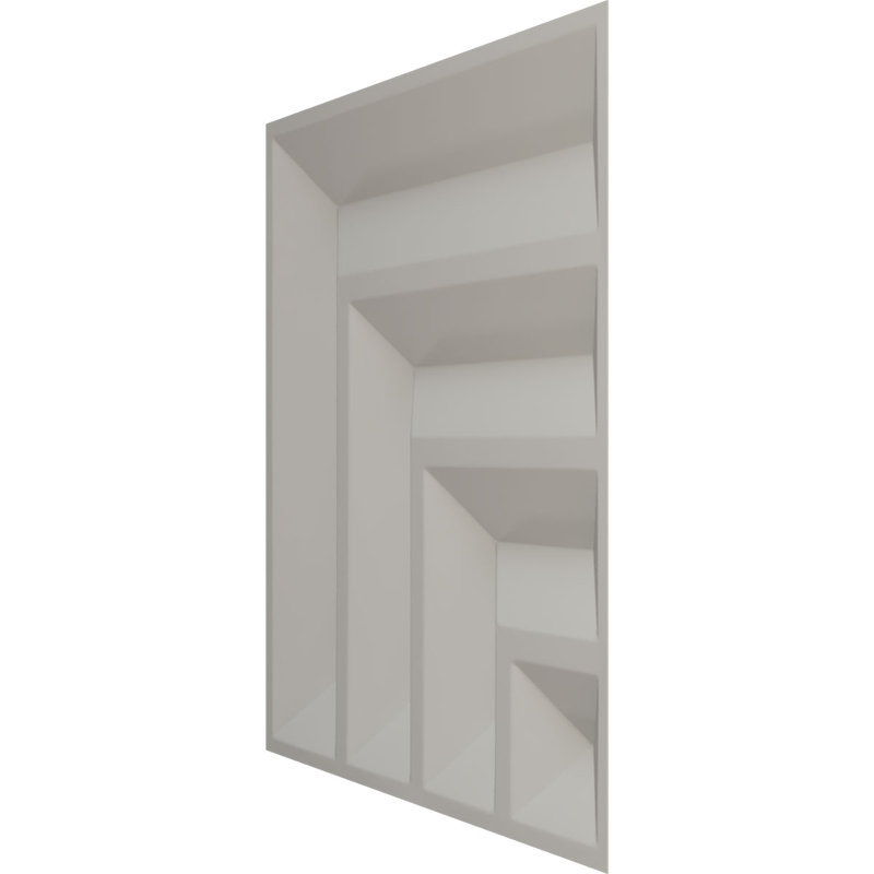 UltraCover Satin Blossom White 3D Textured PVC Wall Panel