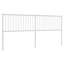 Tête de lit en métal durable Demarrio vidaXL, style moderne-88463533-88463532