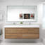 Base de meuble-lavabo mural 72 po Moreno avec plateau en acrylique renforcé Moreno-480673379