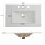 Lavabo en céramique de haute qualité avec rangement intégré et conception cannelée-1566746207