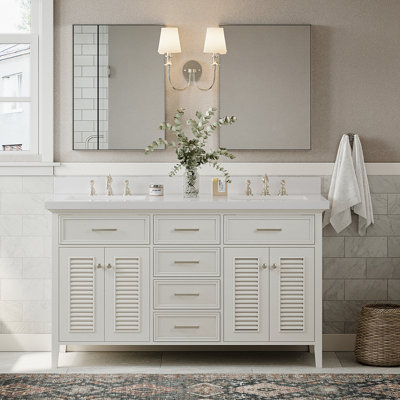 Ensemble de meuble-lavabo double 61 po Hamil