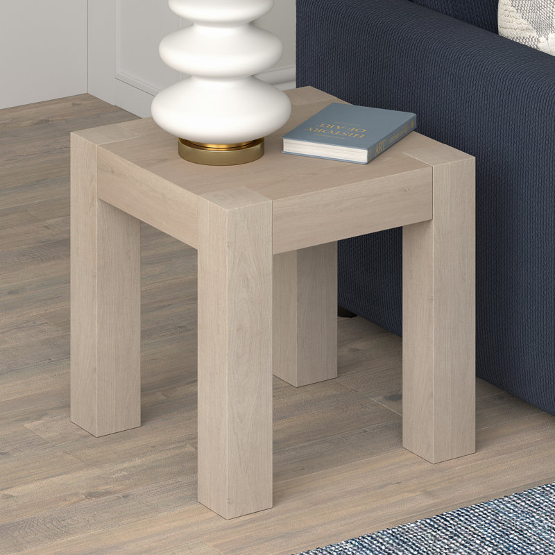 Ashvika End Table, Alder White