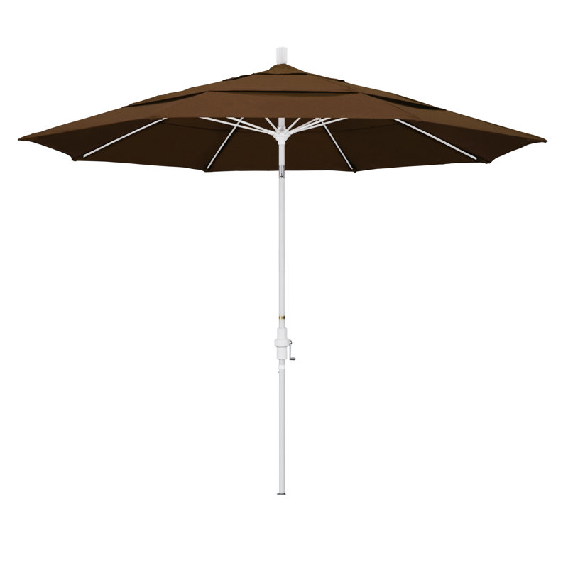 Parasol de marché 11 pi Leiker, Sunbrella® teck bruyère