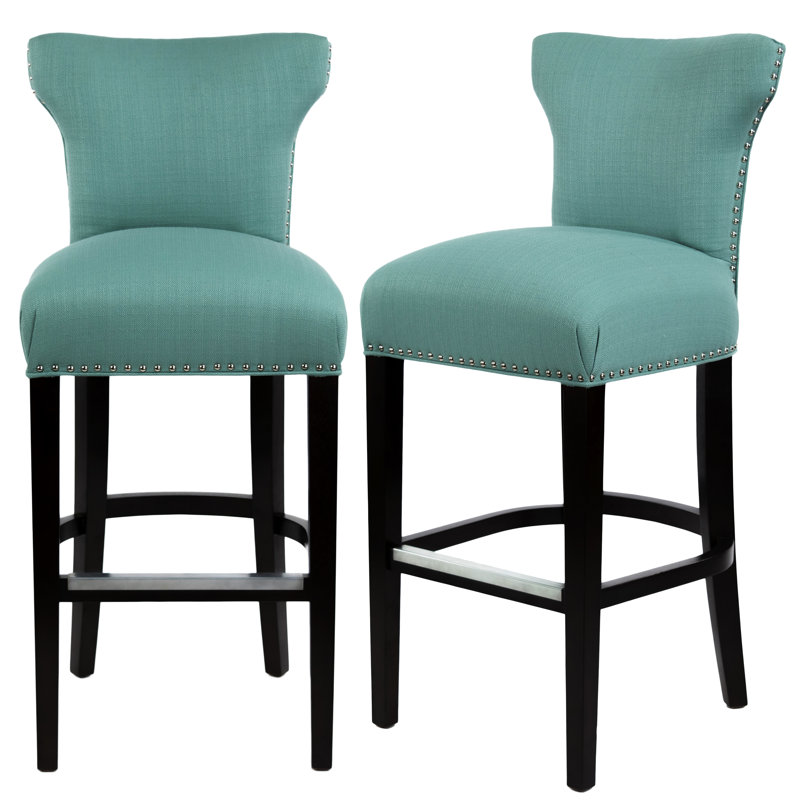Canonbury Carleton 31" Bar Stool, Lagoon