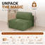 1 Seater Corduroy Sectional-1161206665