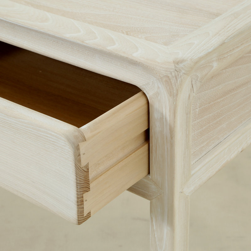Asbel Solid Wood Writing Desk