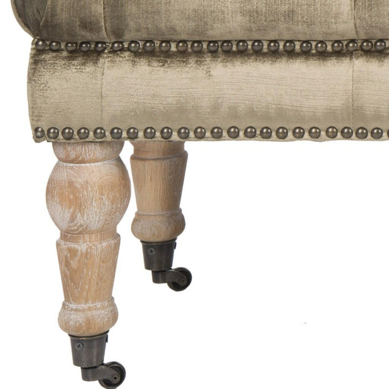 Banc en bois Loren, Beige