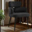 Chaises de salle à manger rembourrées modernes avec accoudoirs de 22 pi de largeur-550639908