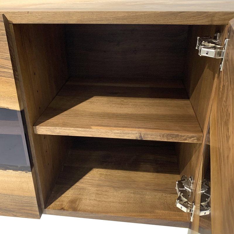 Milon 86.6'' W Solid Wood Credenza