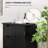 Bathroom Storage Cabinet with Drawers and Adjustable Shelf, Black