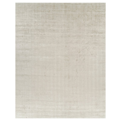 Textural Hand Knotted Wool Area Rug