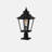 Black Aluminum Outdoor Floating Light