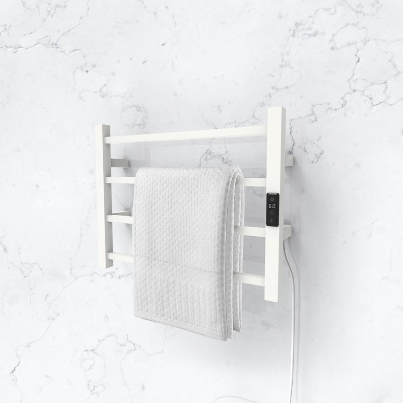 Kony wall-mounted towel warmer, Blanc mat