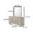 Rustic Farmhouse Bedroom Set With LED Headboard-161354854-161354858-161354856