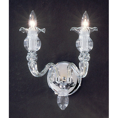 Lampe murale bougie 2 lumières Gregoire